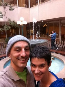 break time by the fountain at vanderbilt