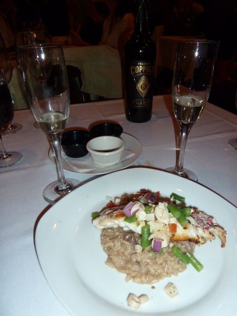 course 5 - pan seared red snapper with lots of yumminess